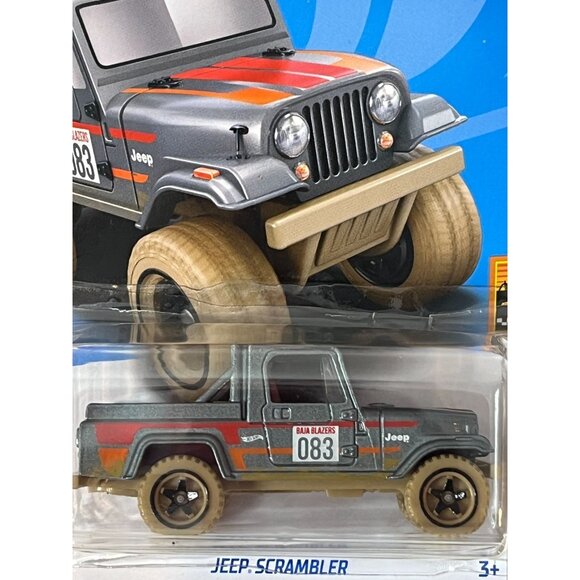 Hot Wheels Jeep Scrambler HW Baja Blazers 2024 233/250 Off-Road Truck - Picture 4 of 7